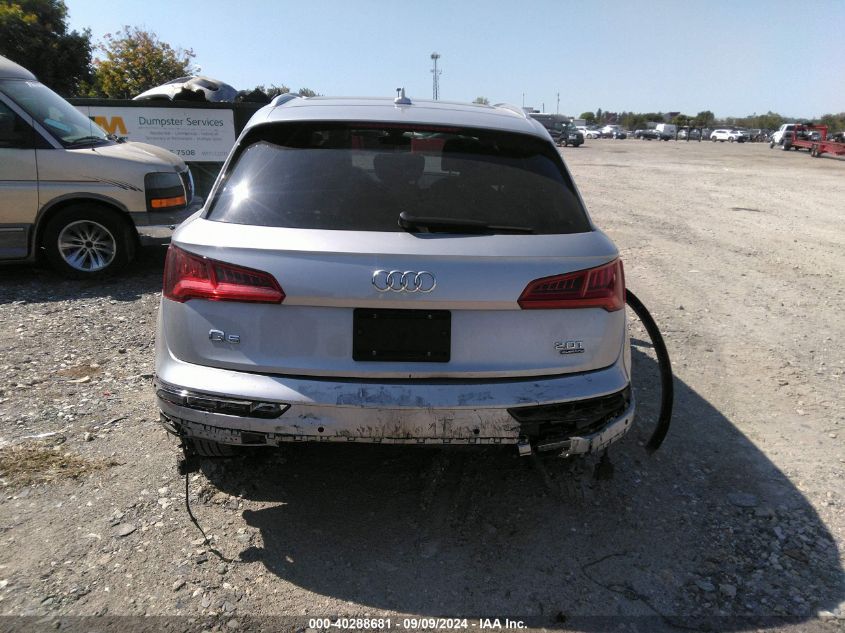 2018 Audi Q5 2.0T Premium/2.0T Tech Premium VIN: WA1BNAFY0J2117445 Lot: 40288681