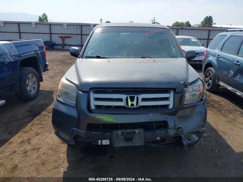 2007 Honda Pilot Exl VIN: 2HKYF18707H511312 Lot: 40288728