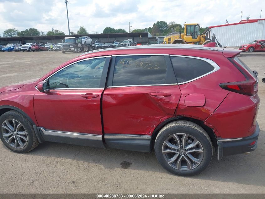 2021 Honda Cr-V Awd Touring VIN: 5J6RW2H91ML011317 Lot: 40288733