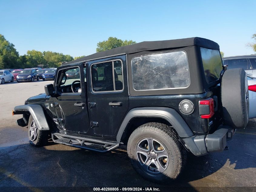 2018 Jeep Wrangler Unlimited Sport S 4X4 VIN: 1C4HJXDG0JW319722 Lot: 40288805