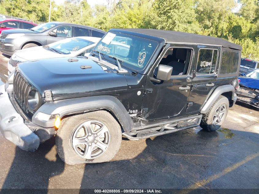 2018 Jeep Wrangler Unlimited Sport S 4X4 VIN: 1C4HJXDG0JW319722 Lot: 40288805