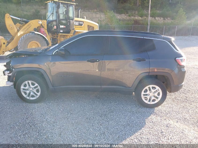 2019 Jeep Compass Sport VIN: 3C4NJDAB0KT628477 Lot: 40288834