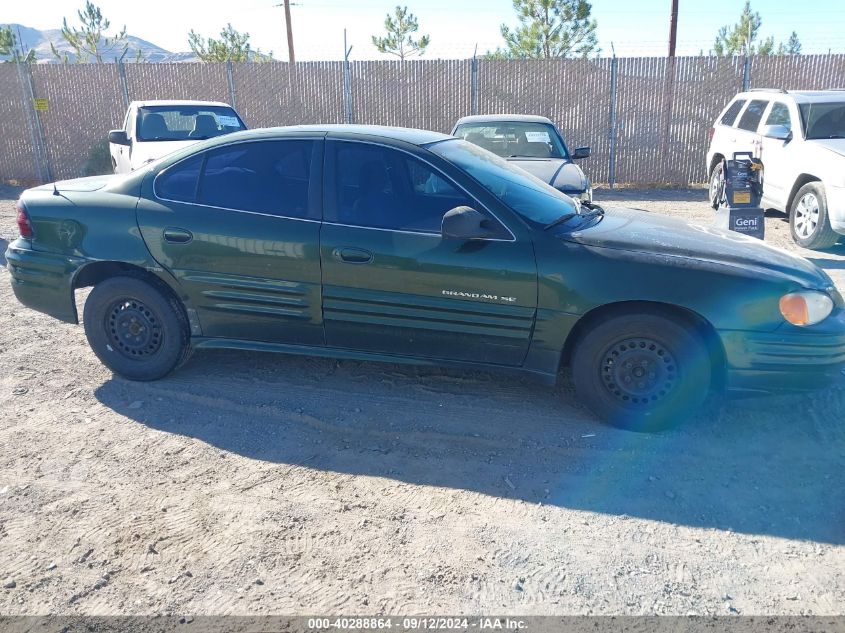 2000 Pontiac Grand Am Se1 VIN: 1G2NF52TXYC533805 Lot: 40288864