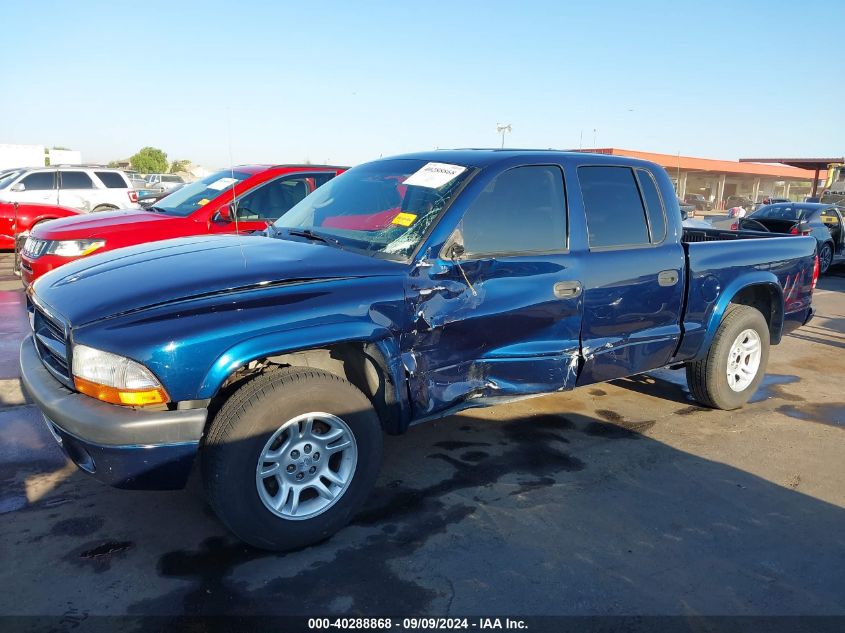 2003 Dodge Dakota Sport/Sxt VIN: 1D7HL38X33S177458 Lot: 40288868