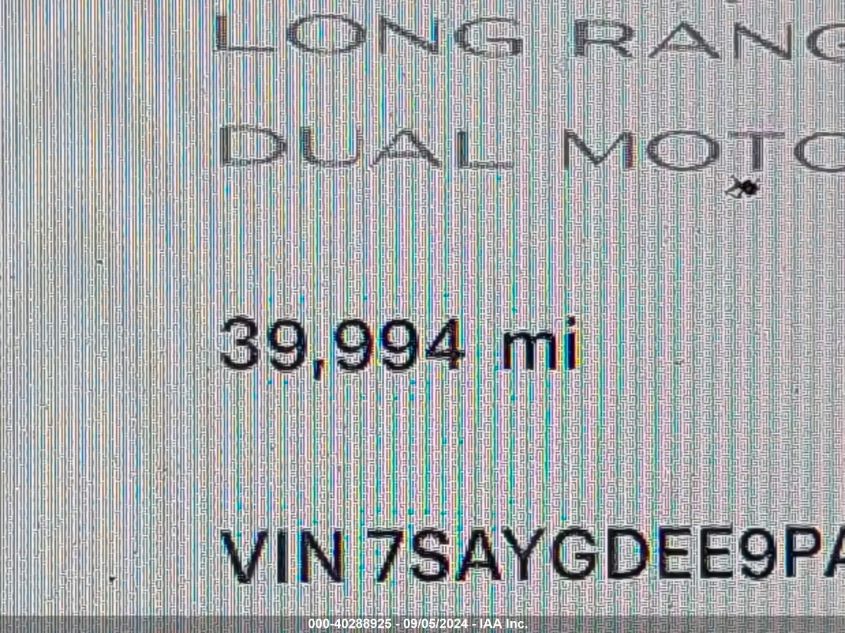 2023 Tesla Model Y Awd/Long Range Dual Motor All-Wheel Drive VIN: 7SAYGDEE9PA144569 Lot: 40288925
