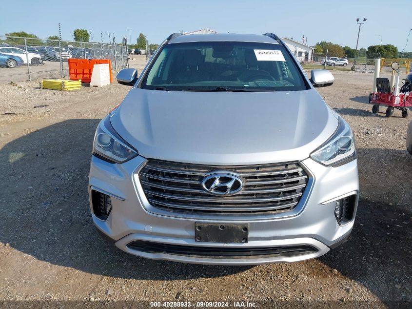 2017 Hyundai Santa Fe Se VIN: KM8SNDHF4HU174843 Lot: 40288933