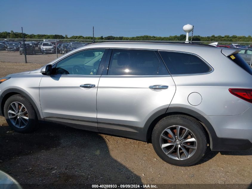 2017 Hyundai Santa Fe Se VIN: KM8SNDHF4HU174843 Lot: 40288933