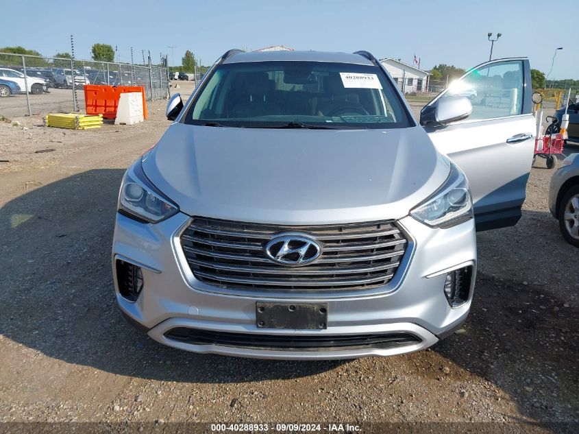 2017 Hyundai Santa Fe Se VIN: KM8SNDHF4HU174843 Lot: 40288933