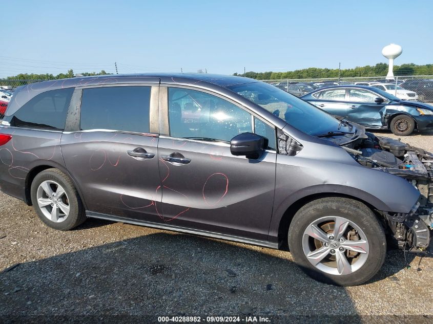 2018 Honda Odyssey Ex-L VIN: 5FNRL6H74JB102858 Lot: 40288982