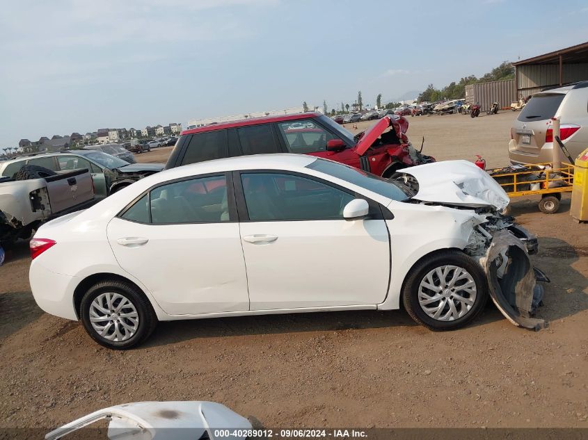 2019 Toyota Corolla Le VIN: 5YFBURHE5KP892241 Lot: 40289012