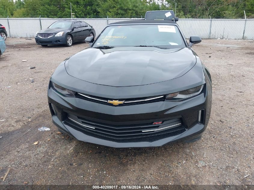 2017 Chevrolet Camaro 2Lt VIN: 1G1FD3DS1H0135617 Lot: 40289017