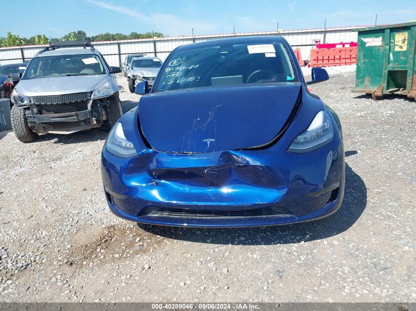 2021 Tesla Model Y Long Range Dual Motor All-Wheel Drive VIN: 5YJYGDEE3MF259003 Lot: 40289046