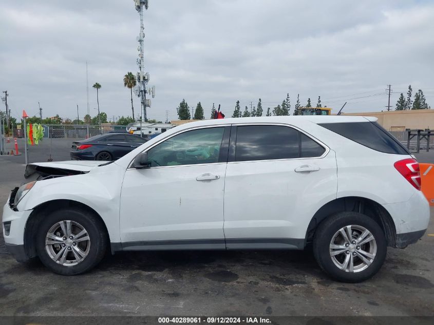 2016 Chevrolet Equinox Ls VIN: 2GNALBEK0G1150794 Lot: 40289061