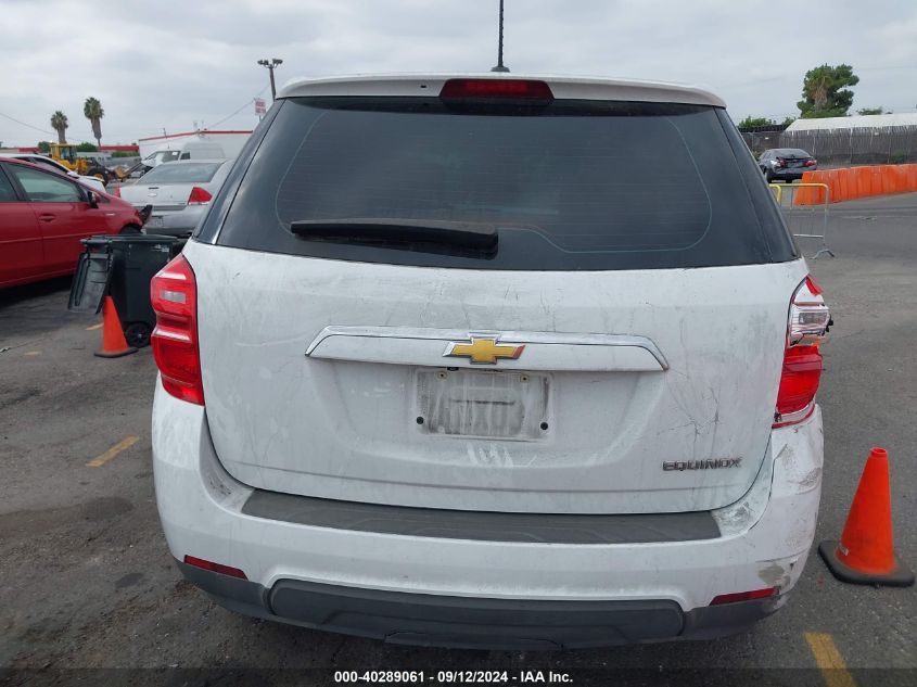 2016 Chevrolet Equinox Ls VIN: 2GNALBEK0G1150794 Lot: 40289061