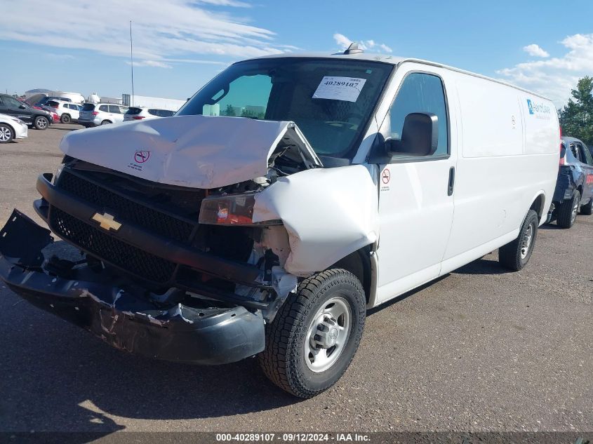 2020 Chevrolet Express Cargo Rwd 2500 Extended Wheelbase Wt VIN: 1GCWGBFP5L1120025 Lot: 40289107