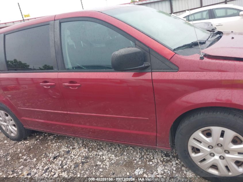 2014 Dodge Grand Caravan Se VIN: 2C4RDGBG1ER251315 Lot: 40289150