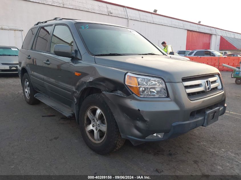 2HKYF18707H532032 2007 Honda Pilot Ex-L