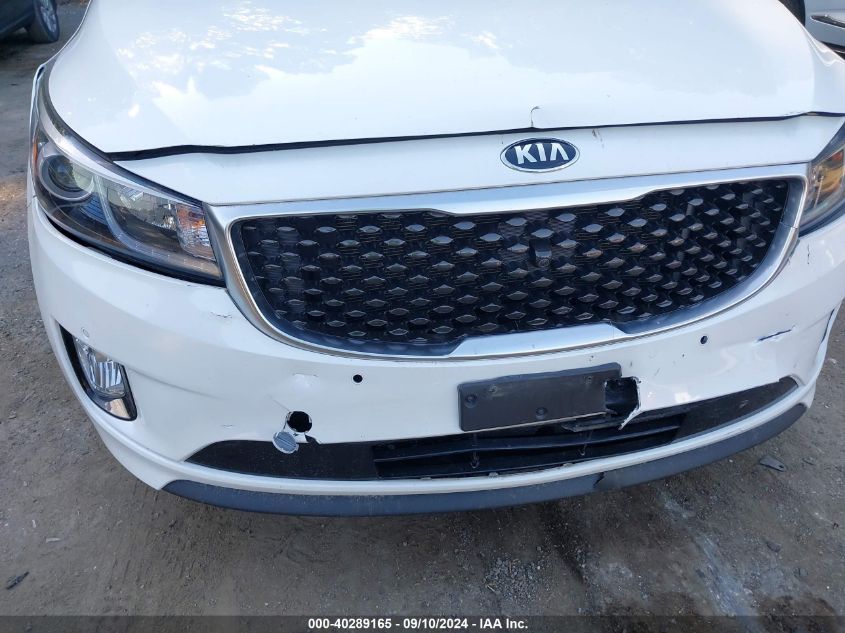 2016 Kia Sedona Sx VIN: KNDMC5C12G6185203 Lot: 40289165