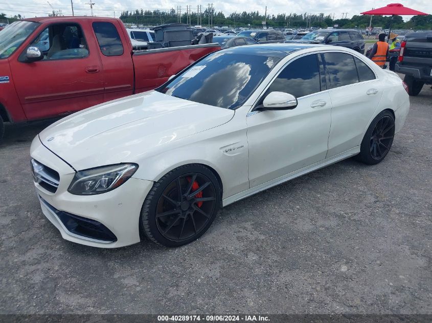 55SWF8HB1FU075585 2015 MERCEDES-BENZ C CLASS - Image 2