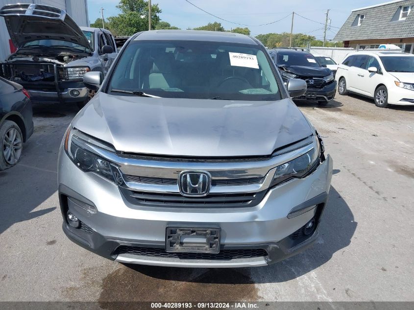 2019 Honda Pilot Exl VIN: 5FNYF6H56KB007642 Lot: 40289193