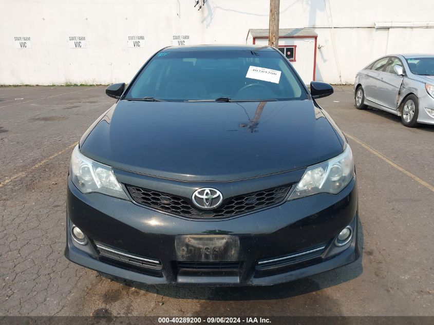 2012 Toyota Camry Se VIN: 4T1BF1FK0CU164458 Lot: 40289200