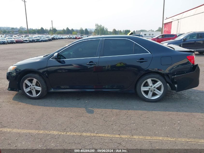 2012 Toyota Camry Se VIN: 4T1BF1FK0CU164458 Lot: 40289200