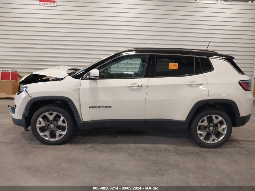 2019 Jeep Compass Limited 4X4 VIN: 3C4NJDCB7KT812473 Lot: 40289214