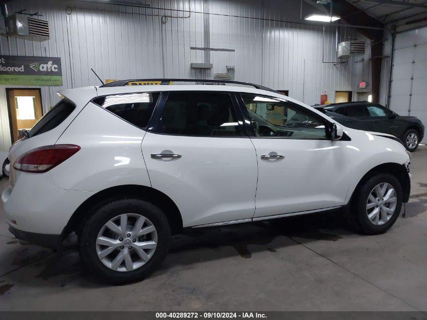 2014 Nissan Murano S/Sl/Sv/Le VIN: JN8AZ1MW8EW524603 Lot: 40289272