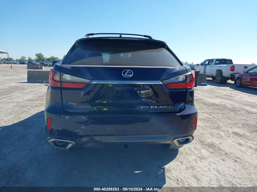 2018 Lexus Rx 350 VIN: 2T2ZZMCAXJC098546 Lot: 40289283