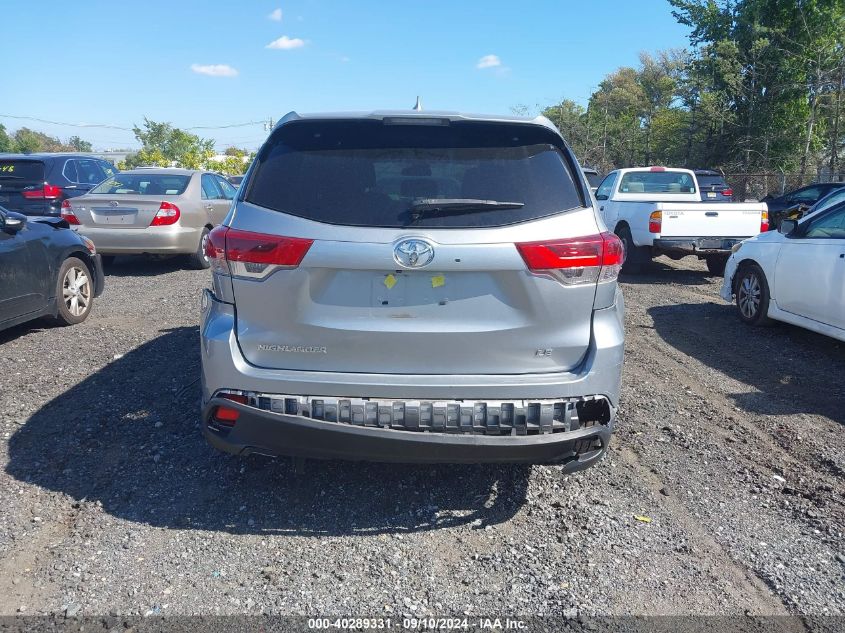 2018 Toyota Highlander Le/Le Plus VIN: 5TDBZRFH1JS491662 Lot: 40289331