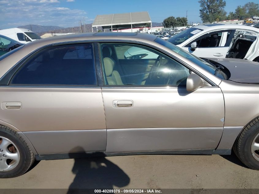 1999 Lexus Es 300 VIN: JT8BF28G0X0169206 Lot: 40289375