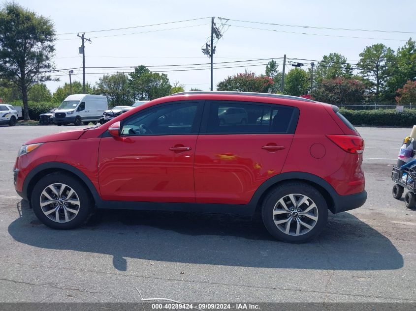 2014 Kia Sportage Lx VIN: KNDPB3ACXE7548184 Lot: 40289424