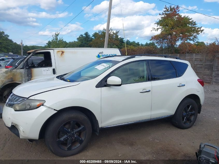 2009 Nissan Murano S VIN: JN8AZ18W49W121539 Lot: 40289465