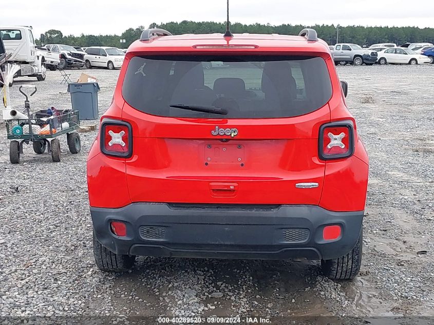 2018 Jeep Renegade Latitude Fwd VIN: ZACCJABB8JPJ61574 Lot: 40289520