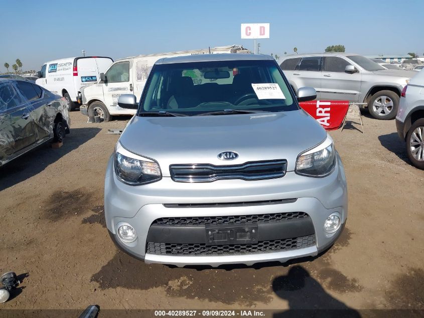 2018 Kia Soul + VIN: KNDJP3A54J7578154 Lot: 40289527