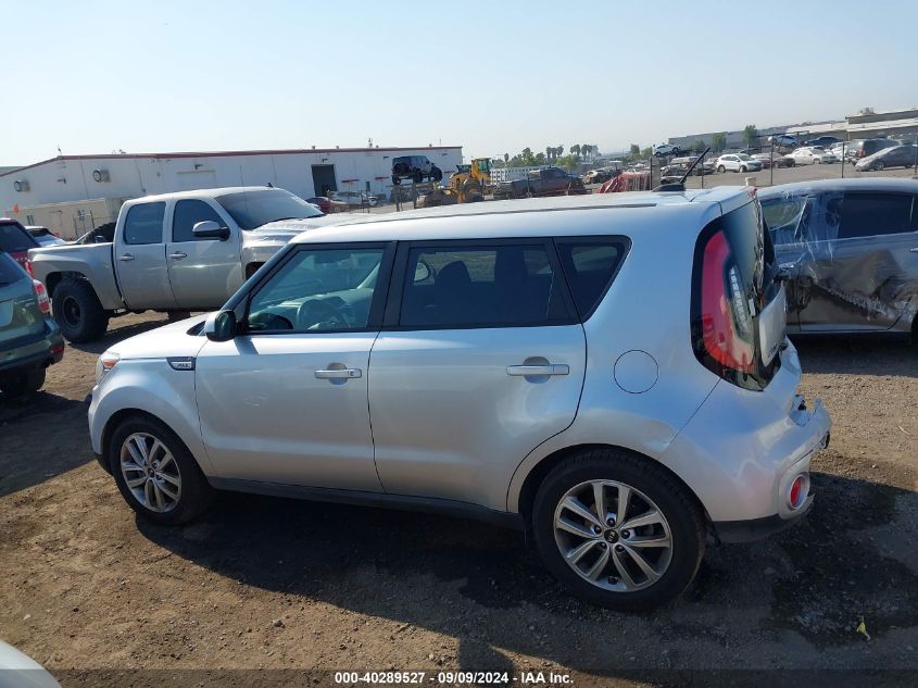 2018 Kia Soul + VIN: KNDJP3A54J7578154 Lot: 40289527