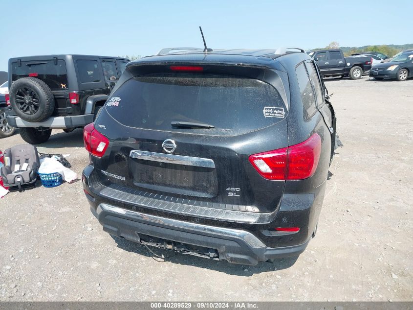 2017 Nissan Pathfinder Sl VIN: 5N1DR2MM8HC637577 Lot: 40289529