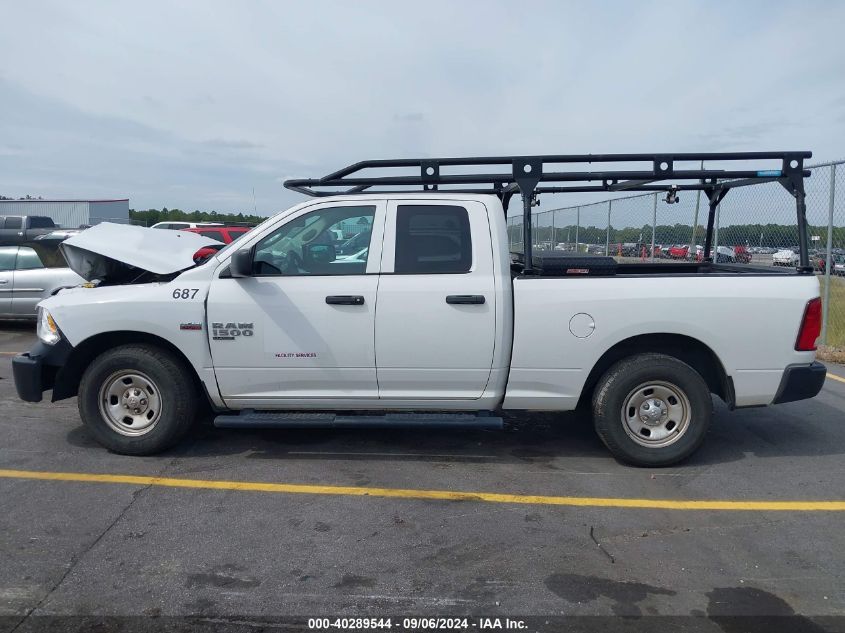 2019 Ram 1500 Classic Tradesman Quad Cab 4X2 6'4 Box VIN: 1C6RR6FT4KS649414 Lot: 40289544