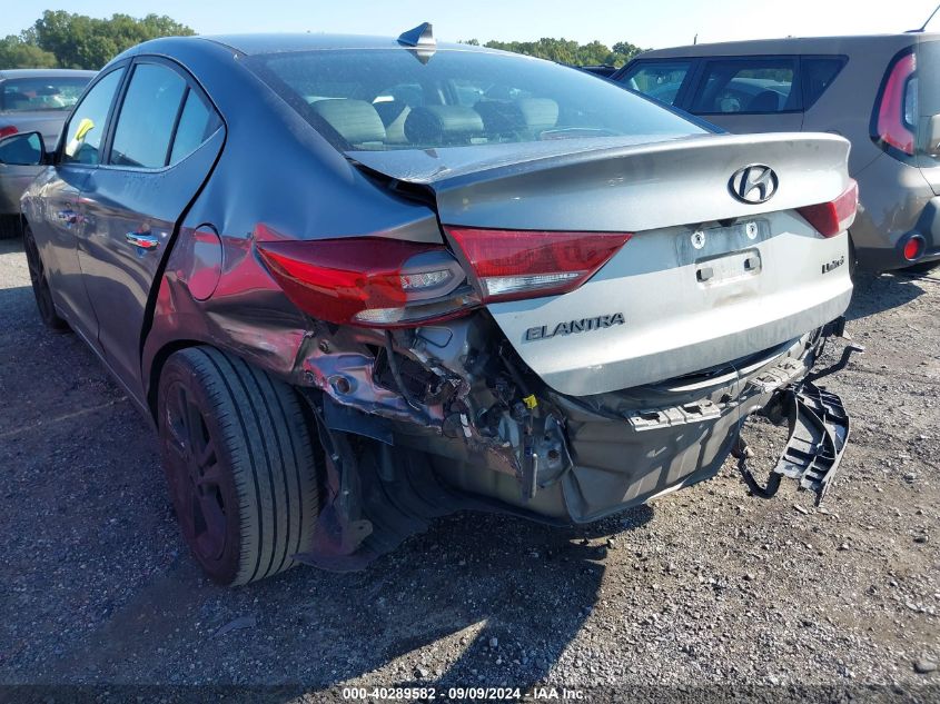 2017 Hyundai Elantra Limited VIN: KMHD84LFXHU291415 Lot: 40289582