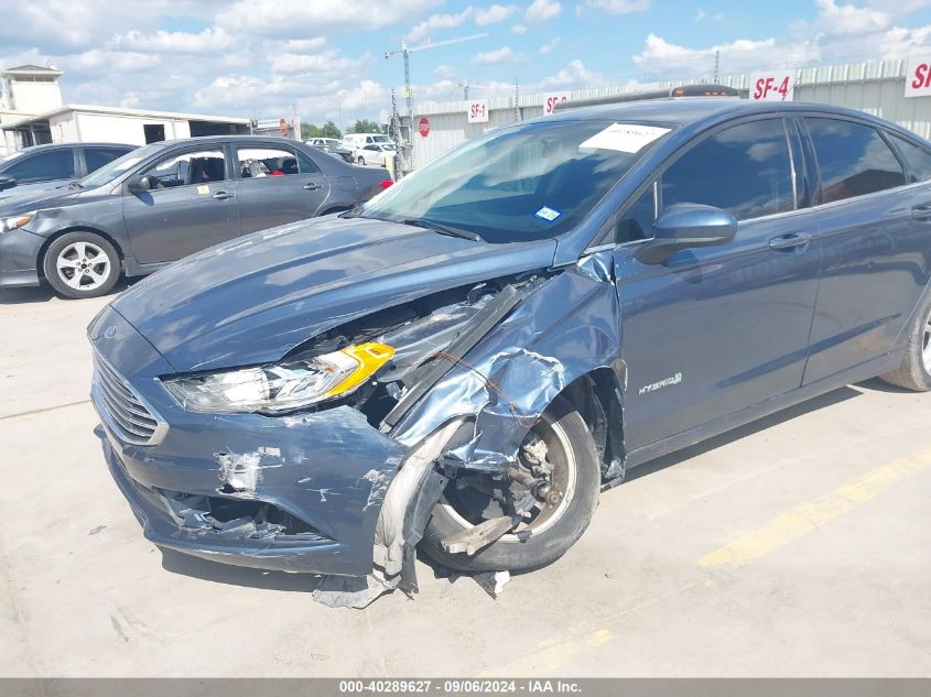 2018 Ford Fusion Hybrid Se VIN: 3FA6P0LU8JR180596 Lot: 40289627