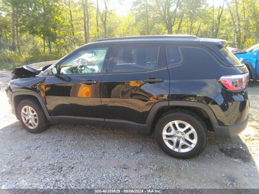 2018 Jeep Compass Sport Fwd VIN: 3C4NJCABXJT326364 Lot: 40289629