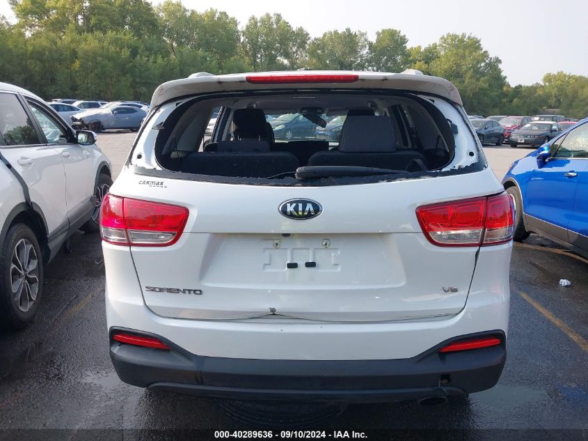 2016 Kia Sorento 3.3L Lx VIN: 5XYPGDA53GG179957 Lot: 40289636