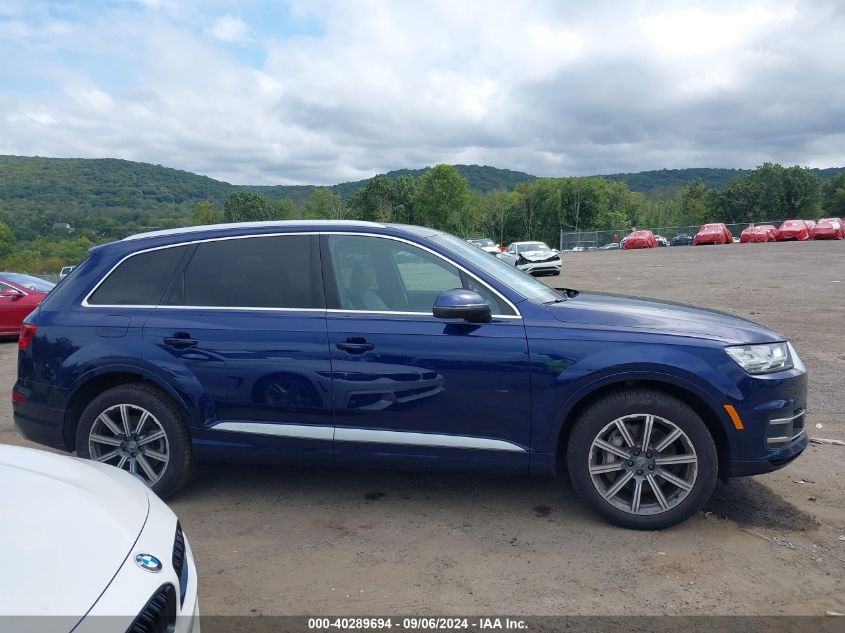 2019 Audi Q7 55 Premium/55 Se Premium VIN: WA1AAAF74KD044651 Lot: 40289694