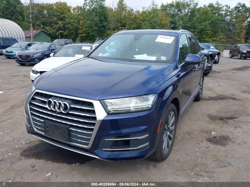 2019 Audi Q7 55 Premium/55 Se Premium VIN: WA1AAAF74KD044651 Lot: 40289694