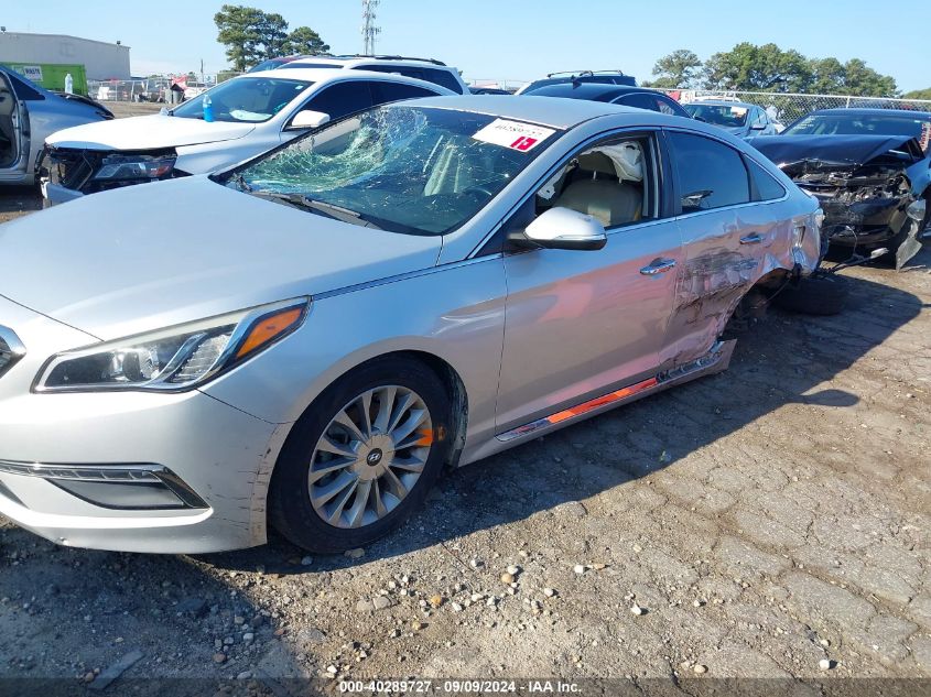 2015 Hyundai Sonata Limited VIN: 5NPE34AF9FH092731 Lot: 40289727