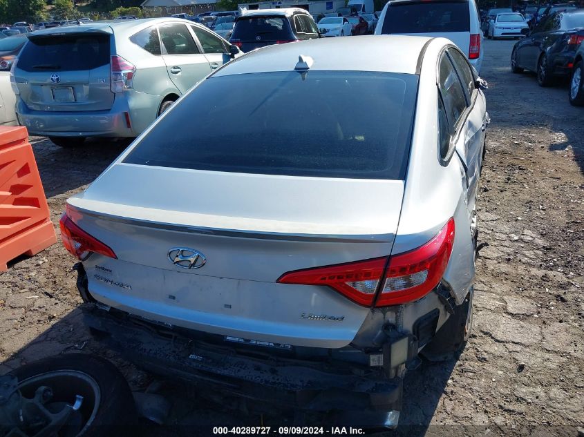 2015 Hyundai Sonata Limited VIN: 5NPE34AF9FH092731 Lot: 40289727