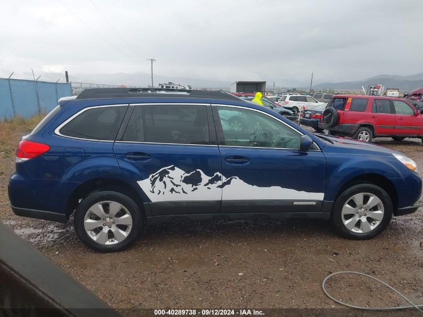 2011 Subaru Outback 2.5I Premium VIN: 4S4BRCCC1B3318003 Lot: 40289738