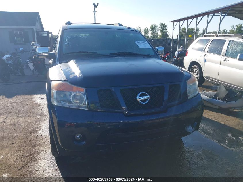 2008 Nissan Armada Se VIN: 5N1AA08C68N608082 Lot: 40289759