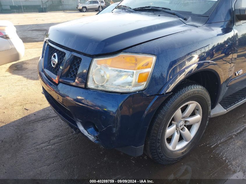 2008 Nissan Armada Se VIN: 5N1AA08C68N608082 Lot: 40289759