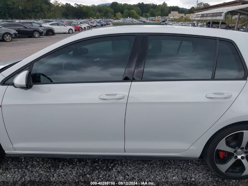 2015 Volkswagen Golf Gti 2.0T Se W/Performance Package 4-Door VIN: 3VW547AUXFM078924 Lot: 40289785